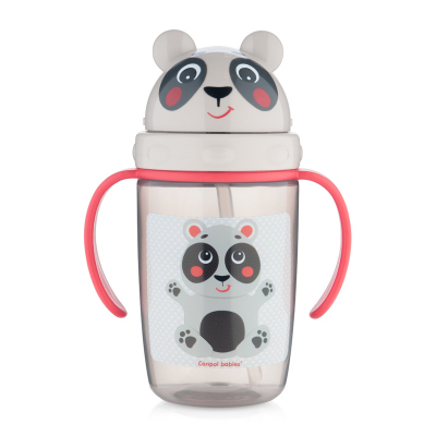 Canpol babies Hrníček se silikonovou slámkou HELLO LITTLE Koala 400ml