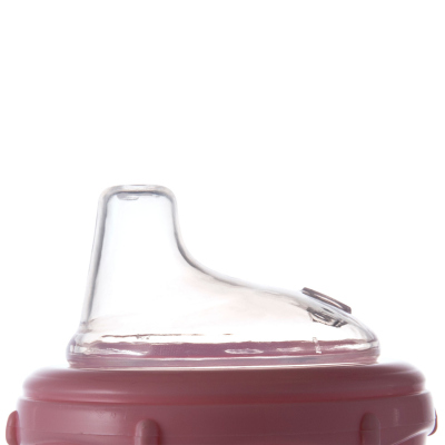 Canpol babies Nevylévací hrníček se silikonovým pítkem LOVE&SEA 180ml růžový