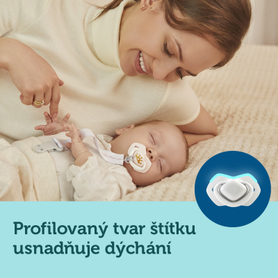 Canpol babies set symetrických silikonových dudlíků Light touch 6-18m ROYAL BABY růžový