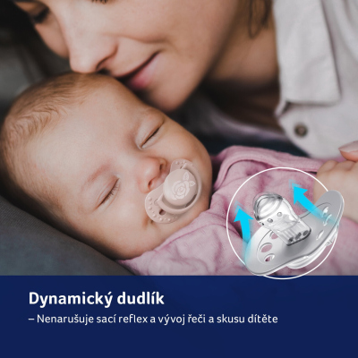 LOVI Mini dudlík BABY SHOWER 0-2m 2ks holka