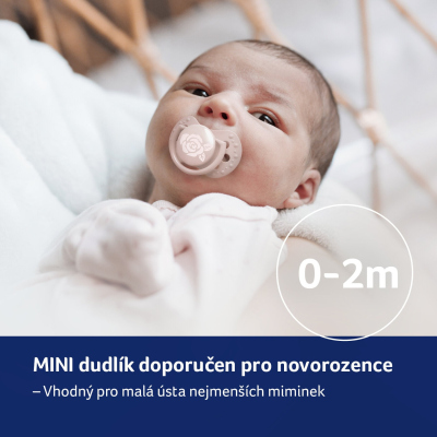 LOVI Mini dudlík BABY SHOWER 0-2m 2ks kluk