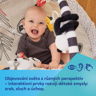 Canpol babies Senzorická hrací deka se zrcátkem BabiesBoo