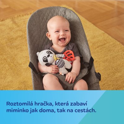 Canpol babies Senzorická interaktivní závěsná hračka LENOCHOD s klipem BabiesBoo