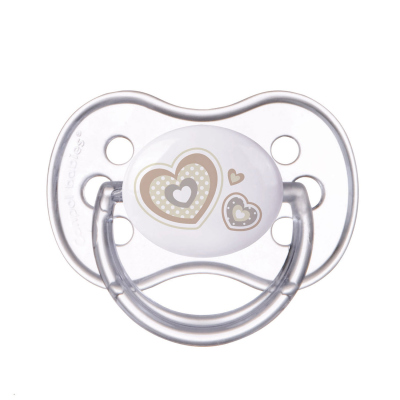 Canpol babies Dudlík 0-6m silikonový symetrický NEWBORN BABY béžový