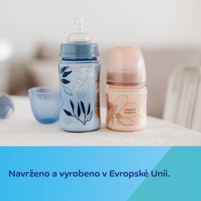 Canpol babies Antikoliková lahev EasyStart GOLD 240ml modrá