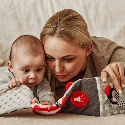 Canpol babies Kontrastní edukativní knížka SENSORY