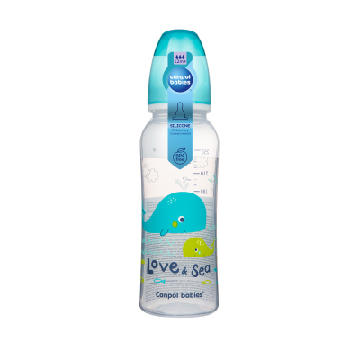 Canpol babies Lahev s potiskem LOVE&SEA 250ml