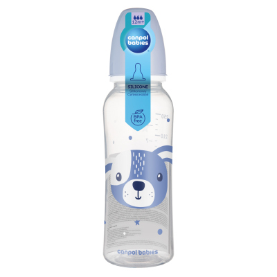 Canpol babies Lahev úzkohrdlá CUTE ANIMALS 250ml pejsek