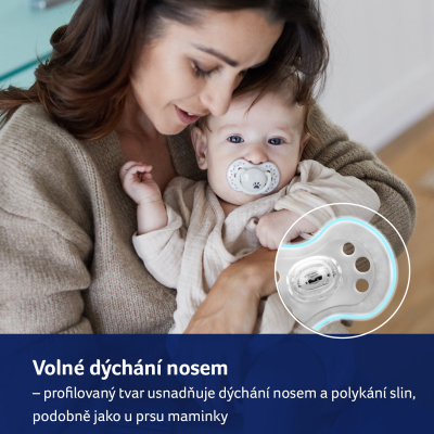 LOVI Dudlík silikonový dynamický mini BUDDY BEAR 0-2m 2ks