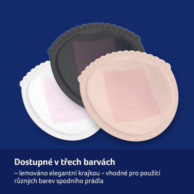 LOVI Vložky do podprsenky antibakteriální Discreet Elegance 20ks černé