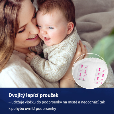 LOVI Vložky do podprsenky antibakteriální Discreet Elegance 20ks černé