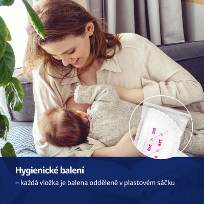 LOVI Vložky do podprsenky antibakteriální Discreet Elegance 20ks černé