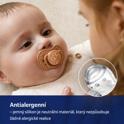 LOVI Dudlík silikonový dynamický BLOSSOM 0-6m 2ks holka