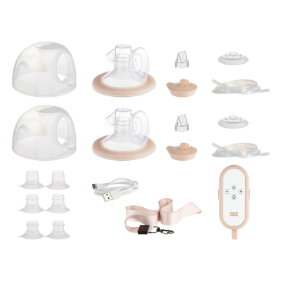 Canpol babies Dvojitá elektrická hands-free odsávačka mateřského mléka do podprsenky SmartSense