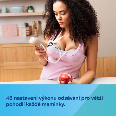 Canpol babies Dvojitá elektrická hands-free odsávačka mateřského mléka do podprsenky SmartSense