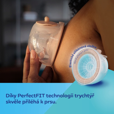 Canpol babies Dvojitá elektrická hands-free odsávačka mateřského mléka do podprsenky SmartSense