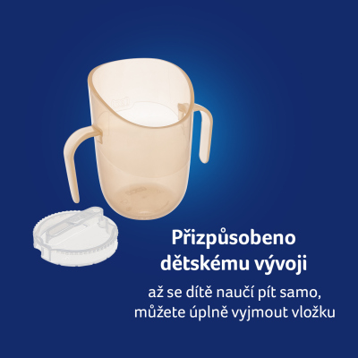 LOVI Hrneček tréninkový GENIUS 150ml Nude