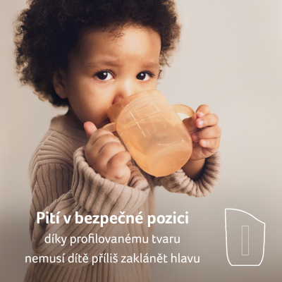 LOVI Hrneček tréninkový GENIUS 150ml Nude