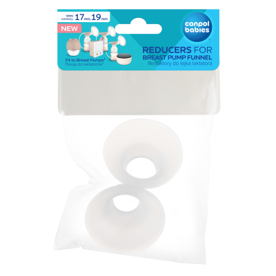 Canpol babies Náhradní silikonové vložky 17/19mm k odsávačce mateřského mléka Hands-Free, Take&Go, ExpressCare