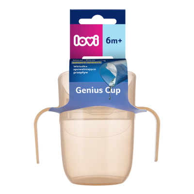 LOVI Hrneček tréninkový GENIUS 150ml Nude