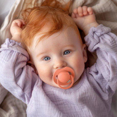LOVI Dudlík silikonový dynamický PRIME 6-18m 2ks Baby Lilac/Violet