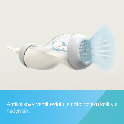 Canpol babies Lahev širokohrdlá antikoliková S-Shape 200 ml