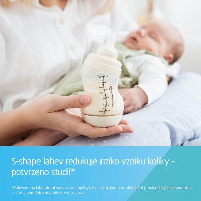 Canpol babies Lahev širokohrdlá antikoliková S-Shape 200 ml