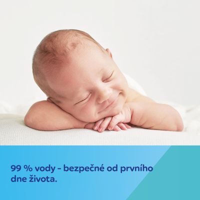 Canpol babies Dětské vlhčené ubrousky 99% vody 60ks