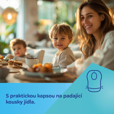 Canpol babies Bryndák voděodolný jednorázový s kapsou 10ks