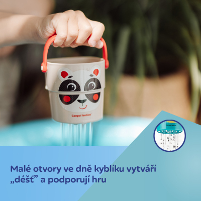 Canpol babies Kyblíky do vody HELLO LITTLE 3ks