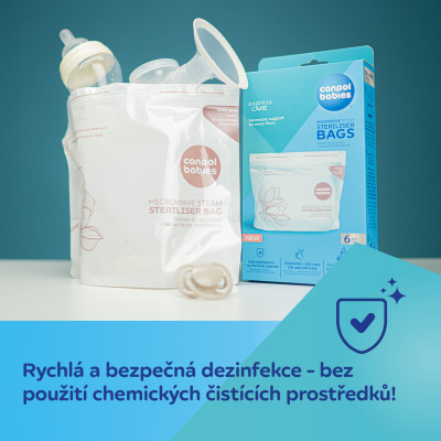 Canpol babies Sterilizační sáčky do mikrovlnné trouby 6 ks
