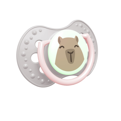 LOVI Dudlík silikonový dynamický CAPICHILL 0-6m 2ks holka