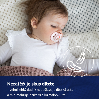 LOVI Dudlík silikonový dynamický CAPICHILL 6-18m 2ks kluk