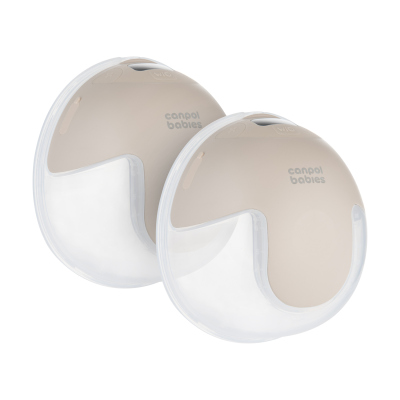 Canpol babies Dvojitá elektrická hands-free odsávačka mateřského mléka do podprsenky SmartSense