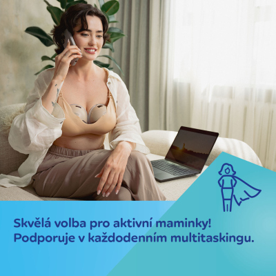 Canpol babies Elektrická hands-free odsávačka mateřského mléka do podprsenky SmartSense