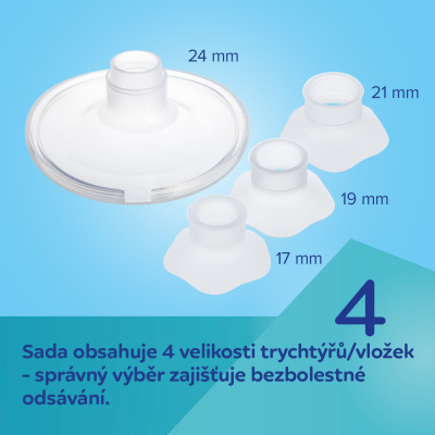 Canpol babies Dvojitá elektrická hands-free odsávačka mateřského mléka do podprsenky SmartSense
