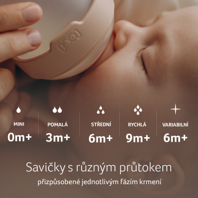LOVI Savička dynamická MAMMAFEEL 0m+ 1ks mini