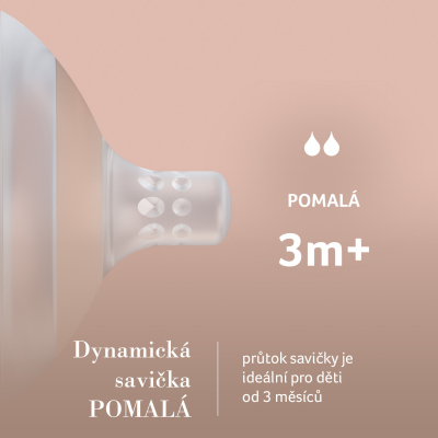 LOVI Savička dynamická MAMMAFEEL 3m+ 1ks pomalá