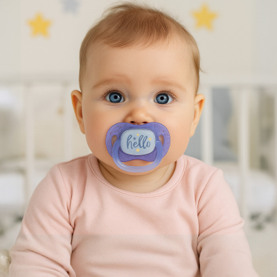 Canpol babies Dudlík svítící silikonový symetrický NIGHTGLOW 0-6m 2ks kluk