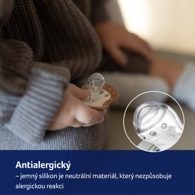 LOVI Dudlík svítící silikonový dynamický TEDDY LOVE  6-18m 2ks