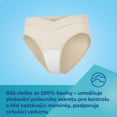 Canpol babies Těhotenské kalhotky s nízkým pasem MumFIT S/M 2ks
