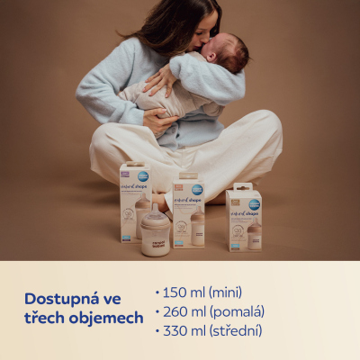 Canpol babies Lahev antikoliková Natural Shape 150ml