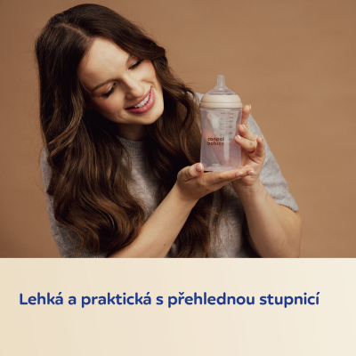 Canpol babies Lahev antikoliková Natural Shape 330ml