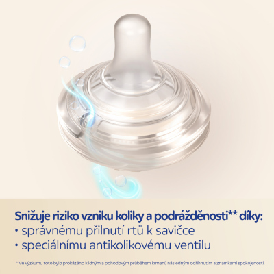 Canpol babies Savička k lahvi Natural Shape 0m+ 2ks