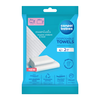 Canpol babies Hygienické jednorázové ručníky set 2ks
