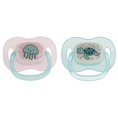 Canpol babies Dudlík silikonový třešinka 0-6m LOVE&SEA