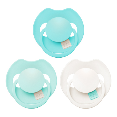 LOVI Dudlík silikonový dynamický PRIME Tutti Frutti 6-18m 3ks Aqua Green