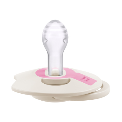 LOVI Dudlík silikonový dynamický PRIME Tutti Frutti 0-6m 2ks Rose/Rose Cream