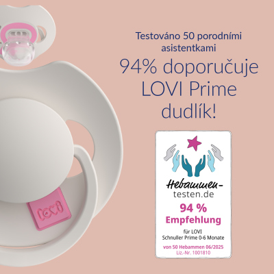 LOVI Dudlík silikonový dynamický PRIME Tutti Frutti 6-18m 3ks Aqua Green