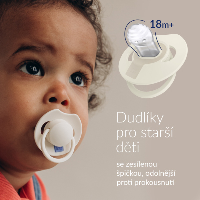 LOVI Dudlík silikonový dynamický PRIME Tutti Frutti 6-18m 3ks Aqua Green